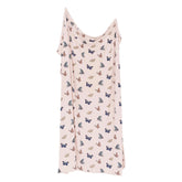 Swaddle Blanket in Blush Butterfly