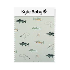 Swaddle Blanket in Fishing