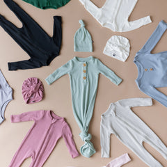 Ribbed Zipper Romper in Oat