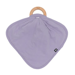 Lovey in Taro with Removable Wooden Teething Ring
