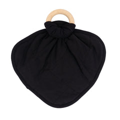 Lovey in Midnight with Removable Wooden Teething Ring