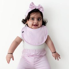 Cushy Bib in Thistle